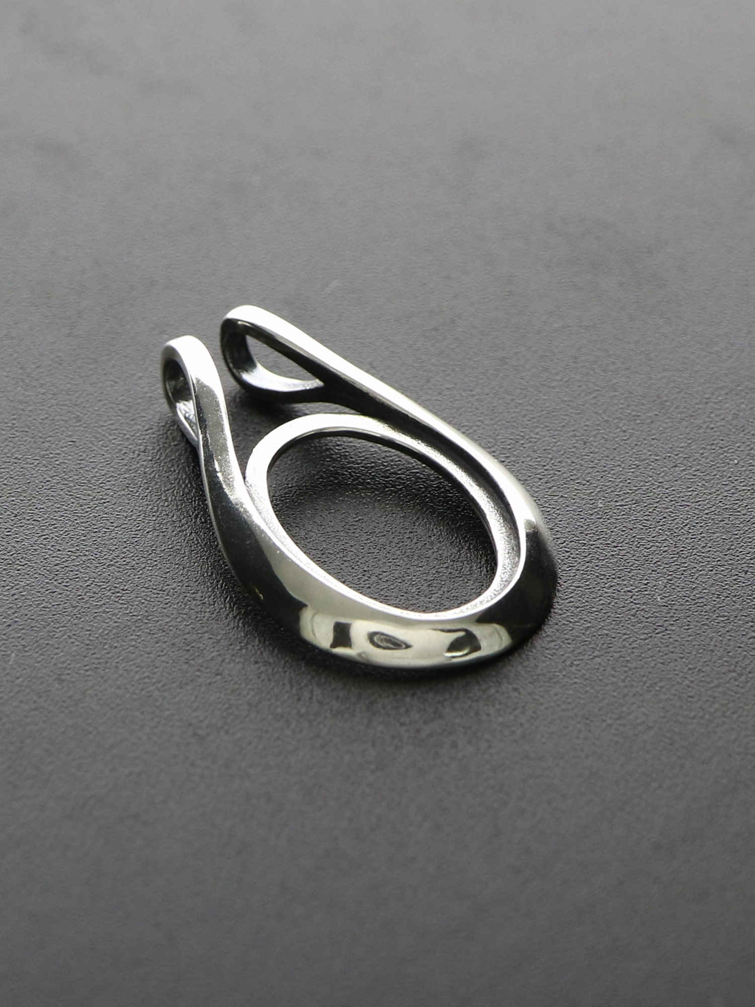 1Pcs 13X18MM Oval Bezel Solid 925 Sterling Silver Cabochon Pendant Settings 1421102 - Click Image to Close